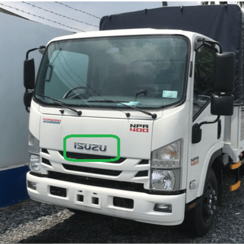 Logo chữ nỗi ISUZU đầu xe hàng chính hãng